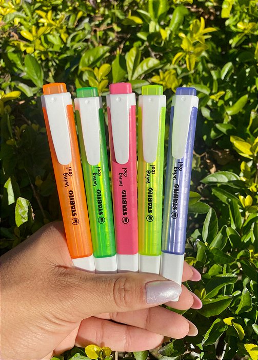 Marca Texto Swing Cool-Cores-Stabilo Neon Unidade