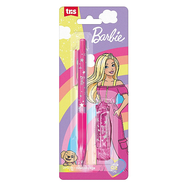 BORRACHA BATOM + LAPISEIRA BARBIE