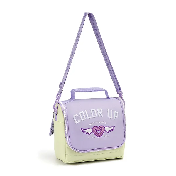 LANCHEIRA TERMICA COLOR UP LILAS E VERDE - SEANITE