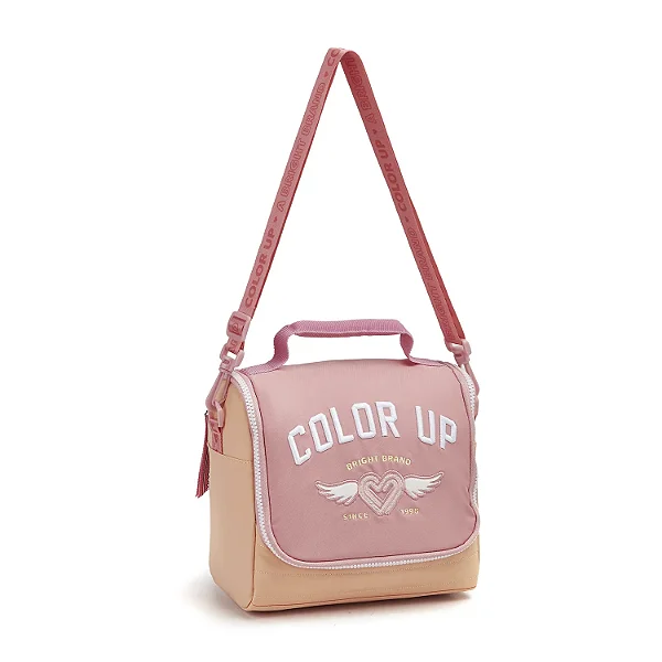 LANCHEIRA TERMICA COLOR UP ROSA E LARANJA - SEANITE