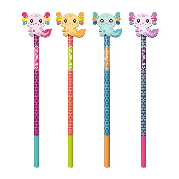 LAPIS CIS FANTASIA AXOLOTE - 1 UNIDADE