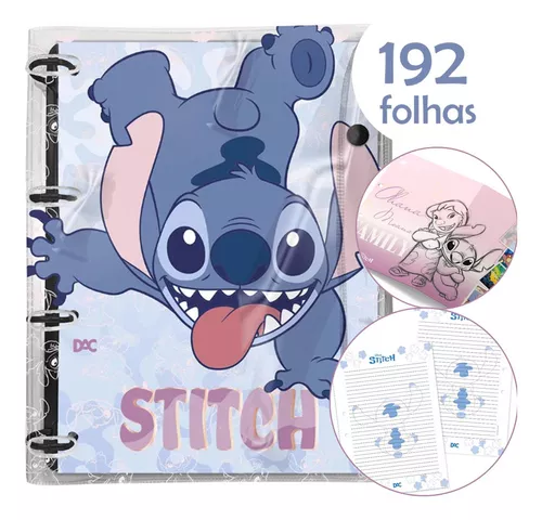 FICHÁRIO STITCH EM PVC DAC COM PÔSTER