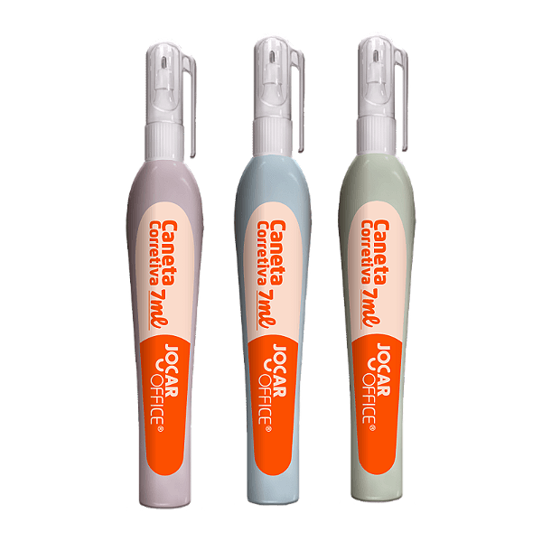 CANETA CORRETIVA 7ML CORPO COLORIDO JOCAR