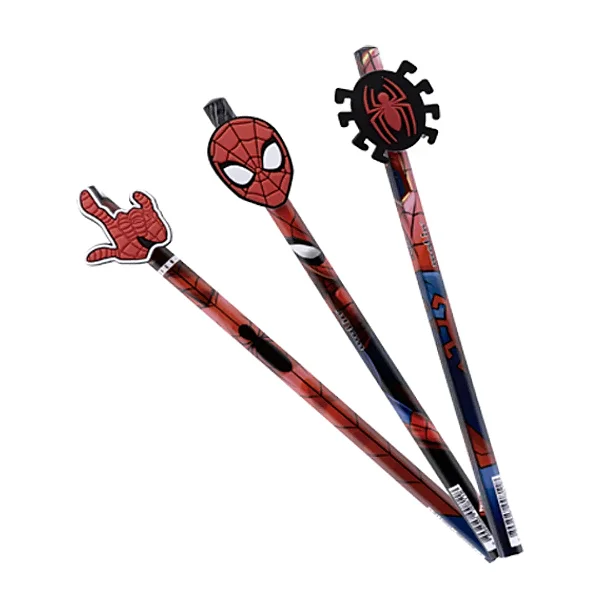 LAPIS PRETO HB TOP SPIDERMAN SORTIDO UN