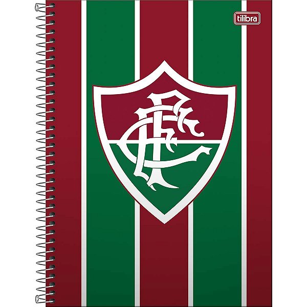 Caderno Universitário Capa Dura 10 Matérias Fluminense 160 Folhas