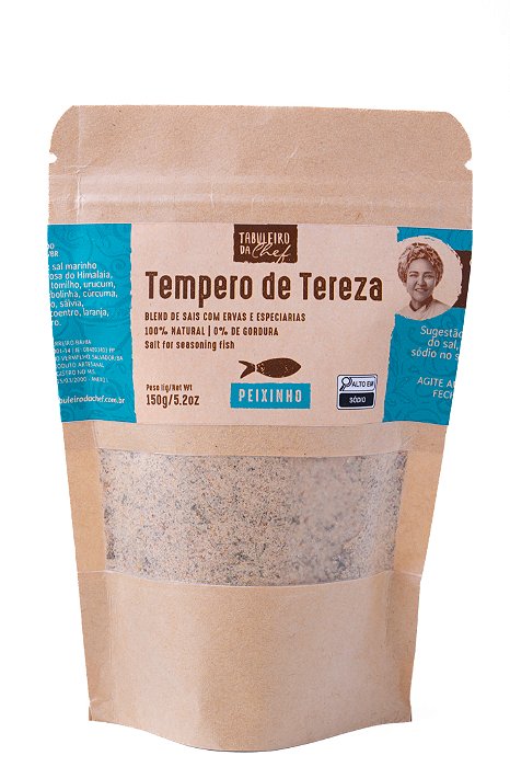 Tempero de Tereza Peixinho gourmet - Refil 150g
