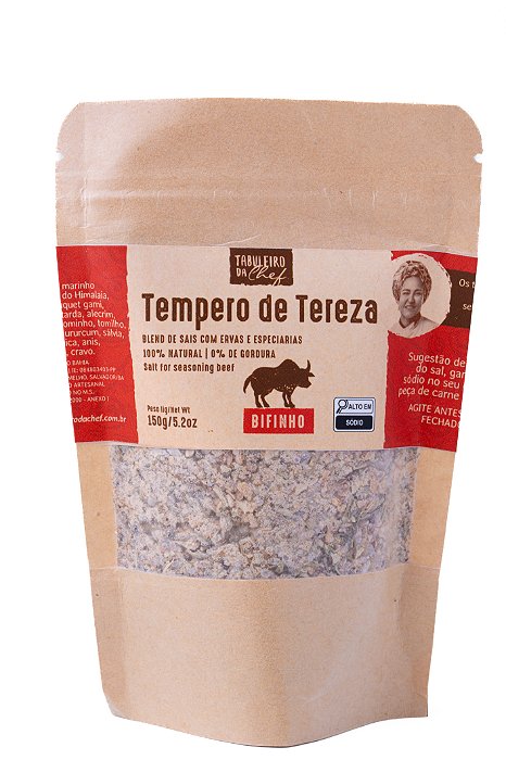 Tempero de Tereza Bifinho gourmet - Refil 150g