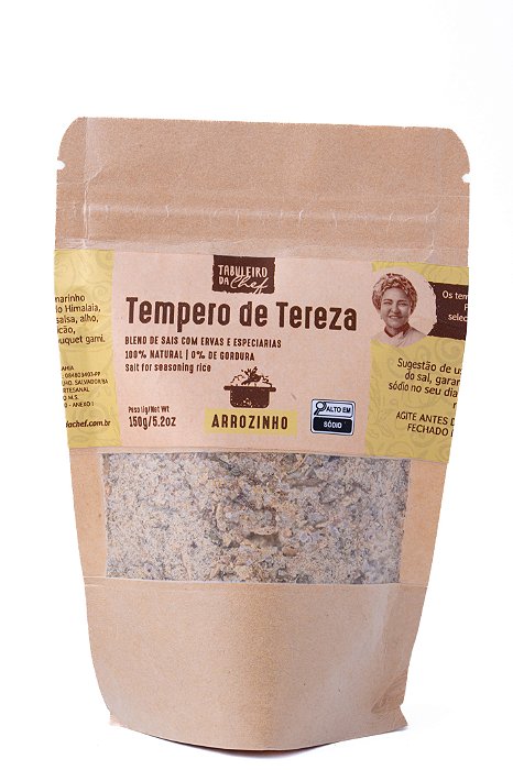Tempero de Tereza Arrozinho gourmet - Refil 150g