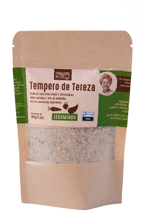 Tempero de Tereza Leguminho  gourmet - Refil 150g
