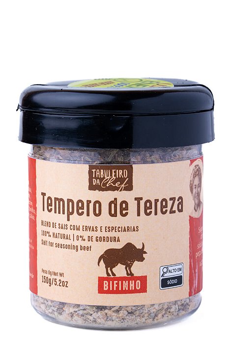 Tempero de Tereza Bifinho gourmet - Pote 150g