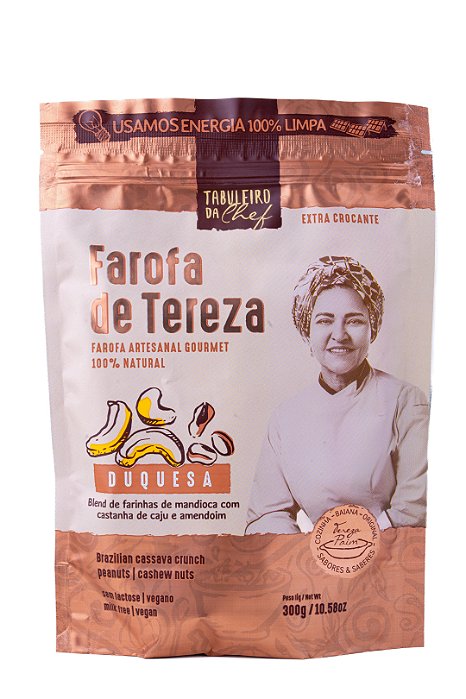 Farofa crocante Duquesa - Castanha, Amendoim e alecrim -  300g