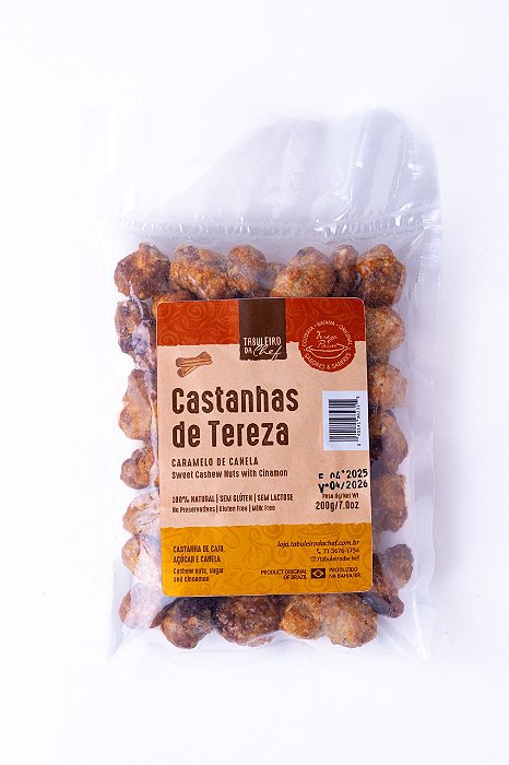 Castanha de Tereza Caramelizada Canela