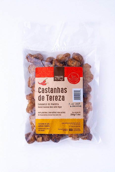Castanha de Tereza Caramelizada Pimenta