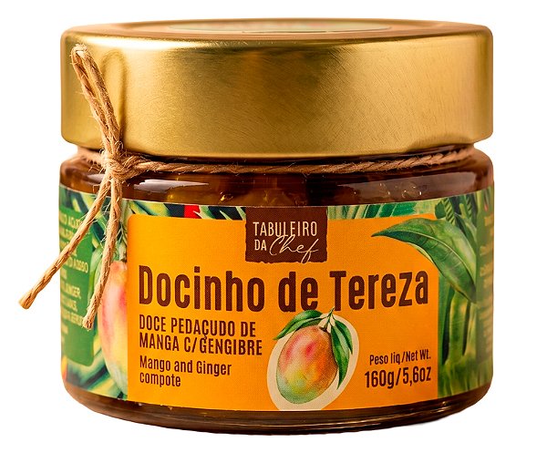 Docinho de Tereza - Doce pedaçudo de Manga com Gengibre receita da Chef