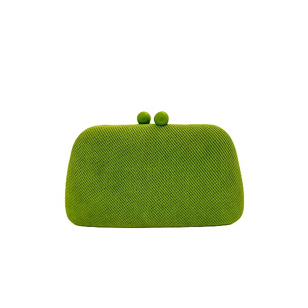 Bolsa clutch arredondada - Musgo