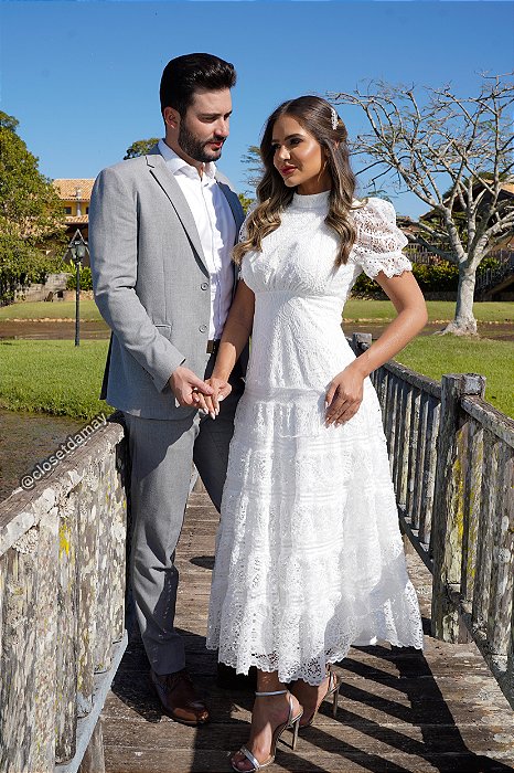 De Noiva Quero Ver Modelos De Vestidos Vestido De Renda Midi