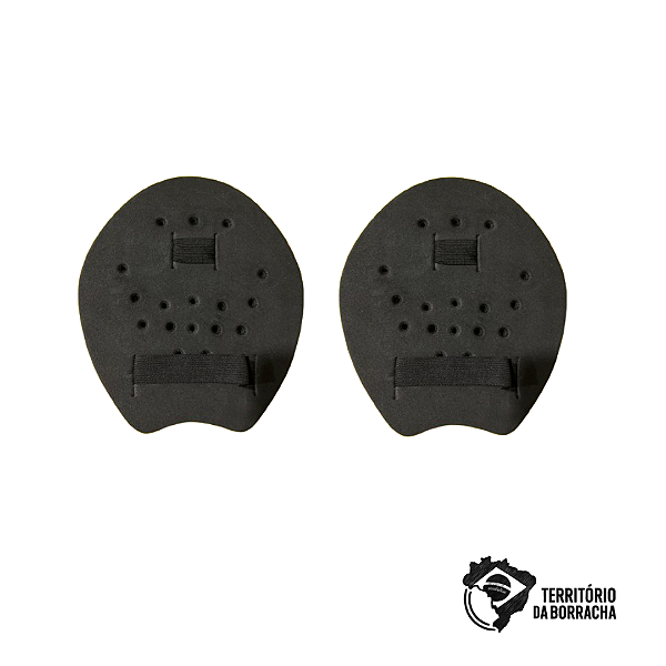 Luva Palmar de Natação Flutuante com Elásticos - EVA 20mm PRETO