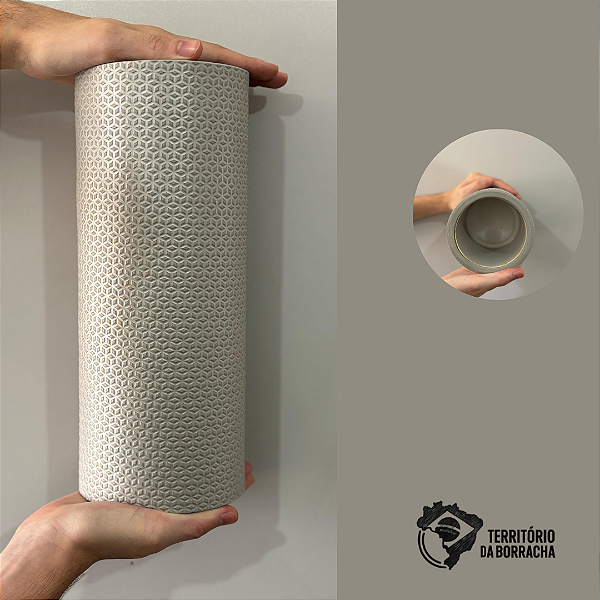 Rolo Massagem Liberação Miofascial 30x12 CINZA