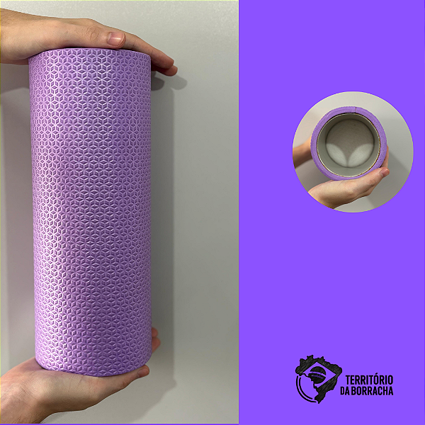 Rolo Massagem Liberação Miofascial 30x12 ROXO