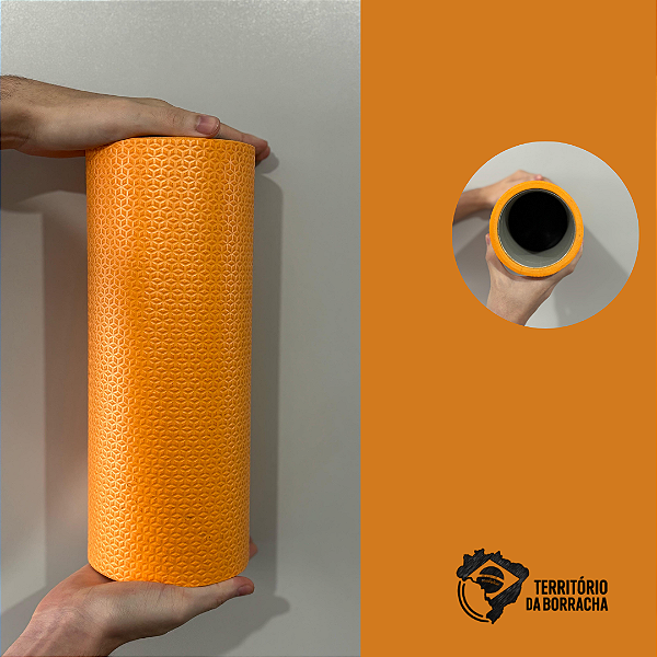 Rolo Massagem Liberação Miofascial 30x12 LARANJA