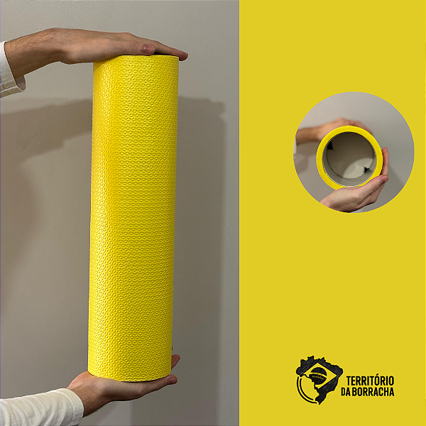 Rolo Miofascial de EVA – 45cm x 12cm AMARELO