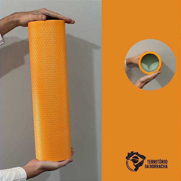 Rolo Miofascial de EVA – 45cm x 12cm LARANJA