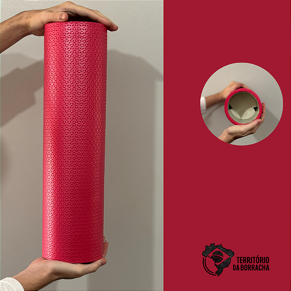 Rolo Miofascial de EVA – 45cm x 12cm VERMELHO