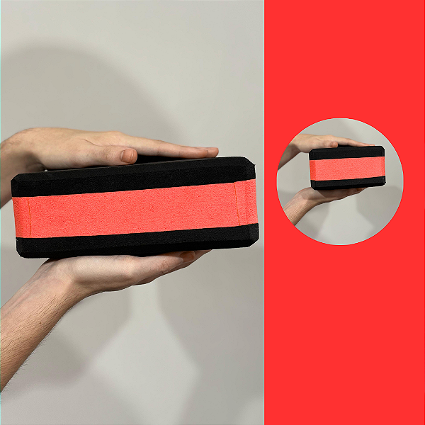 BLOCO DE YOGA VERMELHO