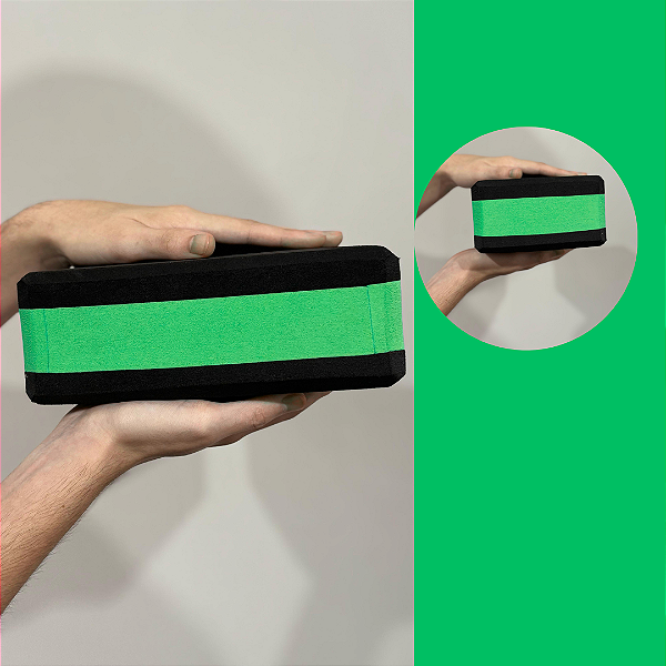 BLOCO DE YOGA VERDE