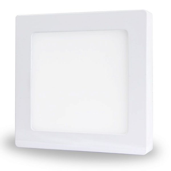 Luminária Paflon LED de Sobrepor - 24w - Bivolt - Quadrado - 30x30 cm