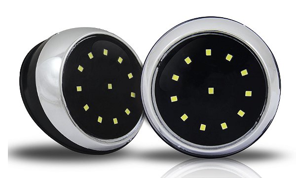Farol Luminus LED 8w - Direcionável - 12v - Branco Frio