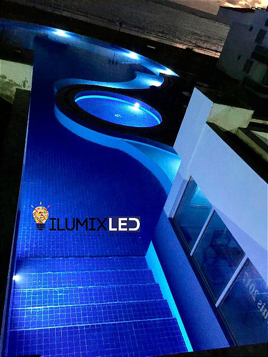 Luminária LED para Piscina Inox 18W Ilumixled Ilumixled Iluminação LED