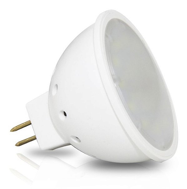 LÂMPADA DICRÓICA 4w - Base GU5,3 | 12V  |  Foco de luz 120º | Uso Interno | LED PHILIPS