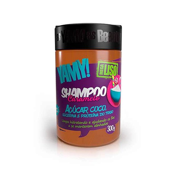 Shampoo Mega Liso Caramelo de Açúcar 300g - Yamy!