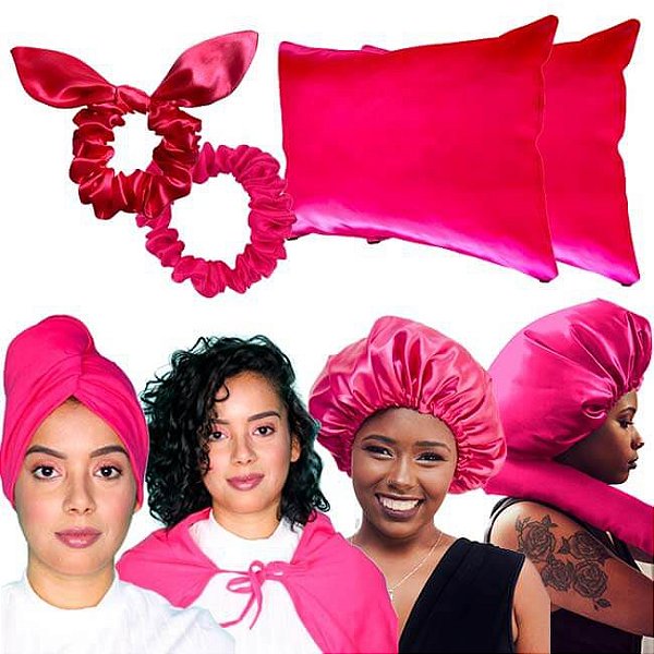 Combo All Pink - Turban