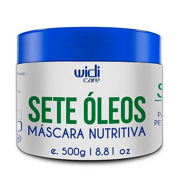 Sete Óleos - Máscara Nutritiva Ação Condicionante 500g - Widi Care