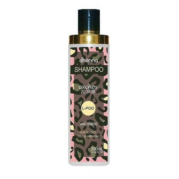 Shampoo Cachos L-Poo Uso Diário 300ml - Dhonna