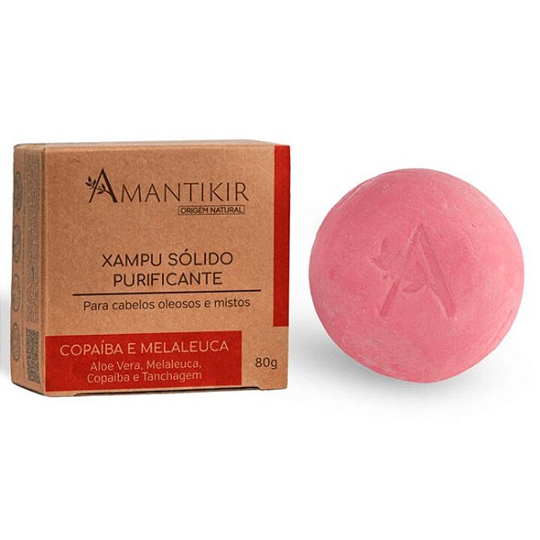 Shampoo Sólido Purificante 80g - Amantikir