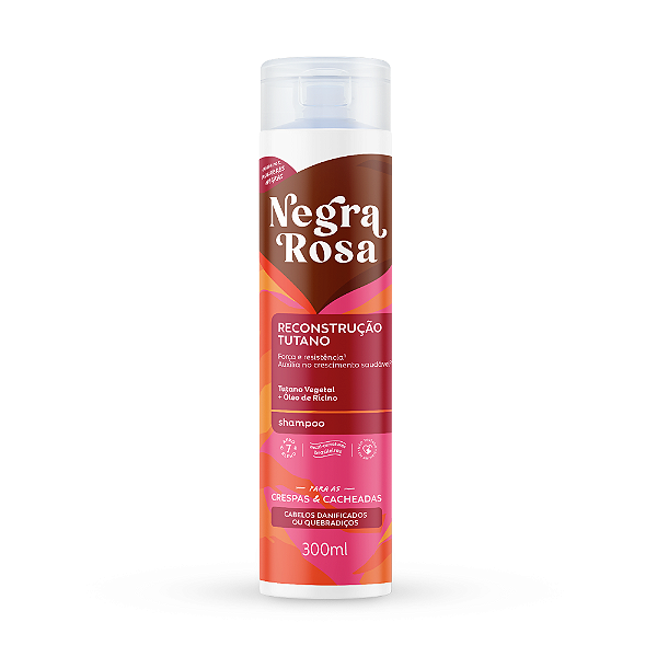 Shampoo Reconstrução Tutano 300ml - Negra Rosa