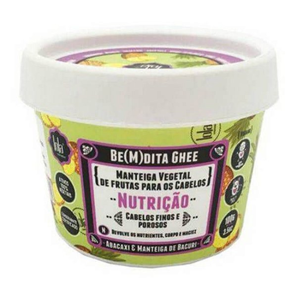 Bemdita Ghee - Nutrição Abacaxi e Manteiga de Bacuri 100g - Lola Cosmetics