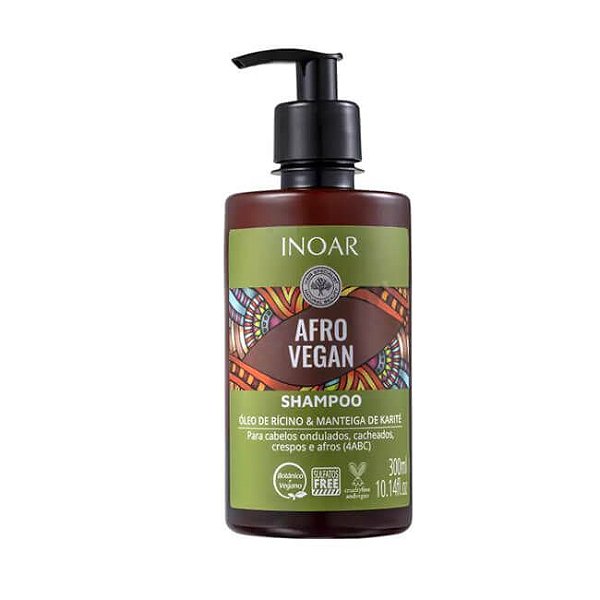 Shampoo Afro Vegan 300ml - Inoar