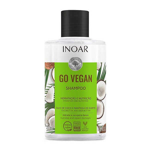 Shampoo Hidratação Go Vegan 300mL - Inoar