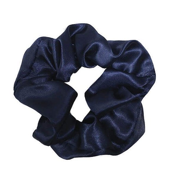 Xuxinha de Cetim Azul Marinho - Turban