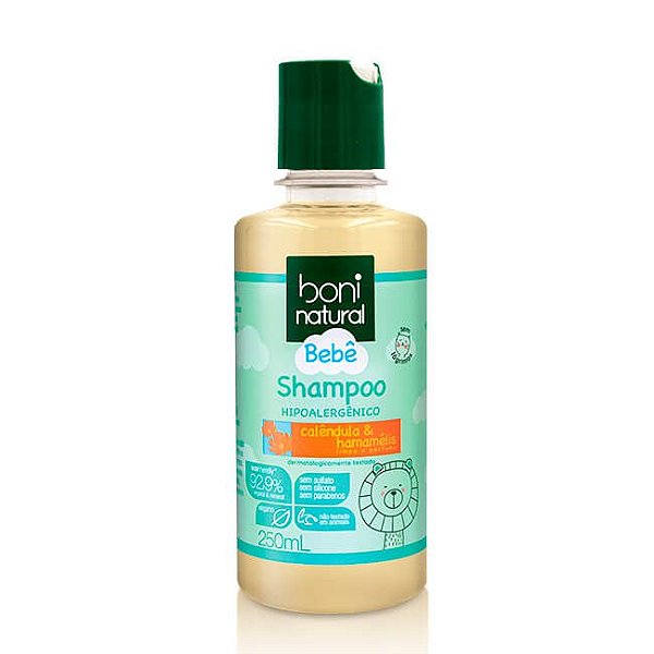 Shampoo Bebê Calêndula & Hamamélis 250mL - Boni Natural