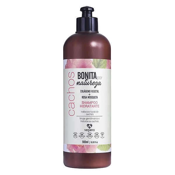 Shampoo Hidratante Cachos 500mL - Bonita por Natureza