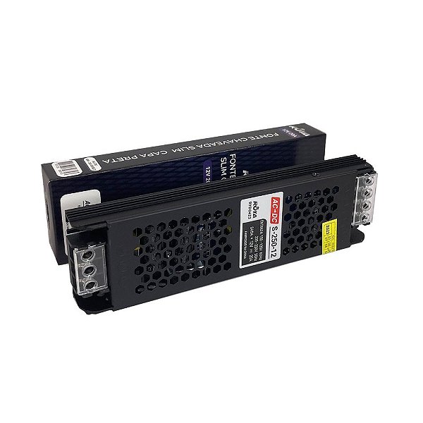 Fonte chaveada driver slim 12v 20A bivolt