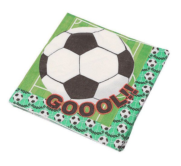 Guardanapo de papel - Futebol (33cm - 20 unidades)