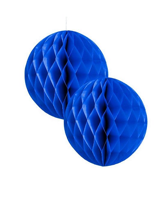 Colmeias de papel - Azul Escuro (15 cm - 2 unidades)