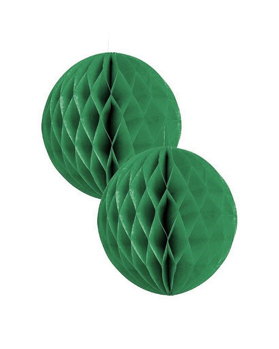 Colmeias de papel - Verde Escuro (15 cm - 2 unidades)