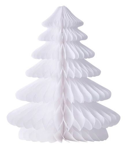 Colmeia de papel - Árvore de Natal branca - PAPER KIDS - Loja de artigos de  festa - Online Guarulhos SP